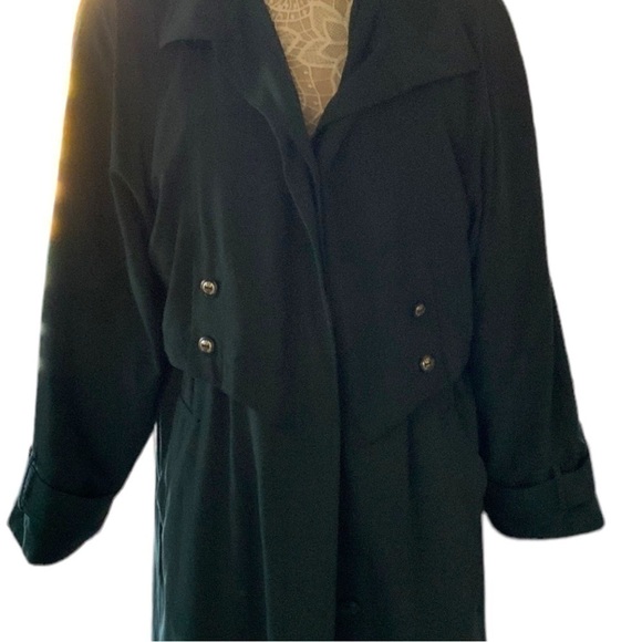 Reduced Price Full length Valerie Stevens Trench Coat SZ10 - Picture 6 of 7